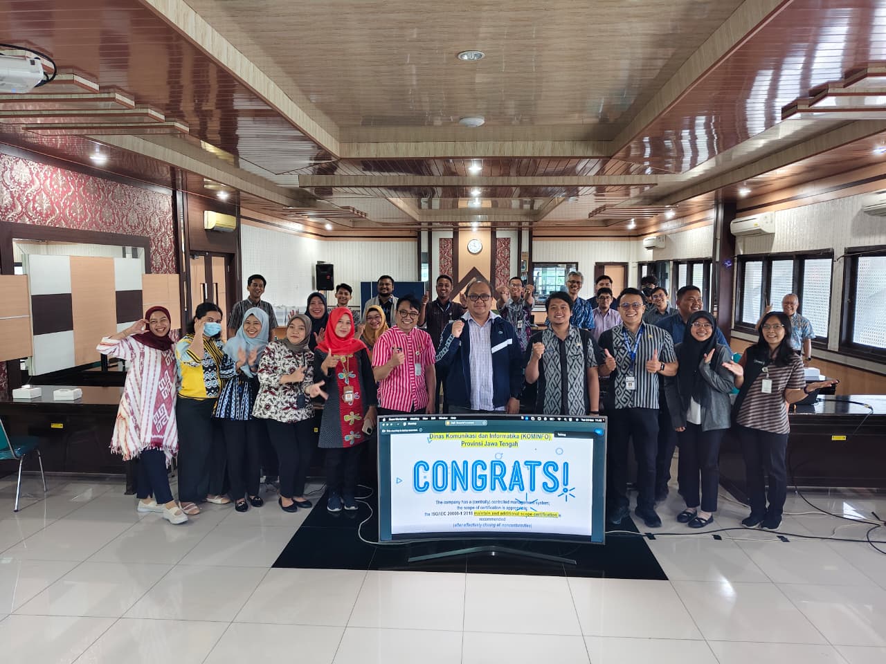 PT Sigap Tangkas Mandiri Laksanakan Jasa Sertifikasi Surveillance ISO untuk DISKOMINFO Jawa Tengah